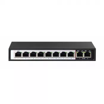 Przełącznik Extralink PoE CERES 8x 100Mb/s PoE/PoE+, 2x RJ45 Uplink 100Mb/s, 96W