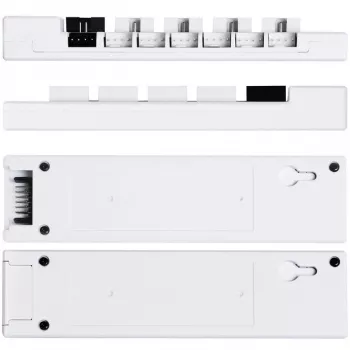 Hub USB i PWM Lian Li EDGE HUB EG-HUB01W — 4× USB, 6× PWM, biały