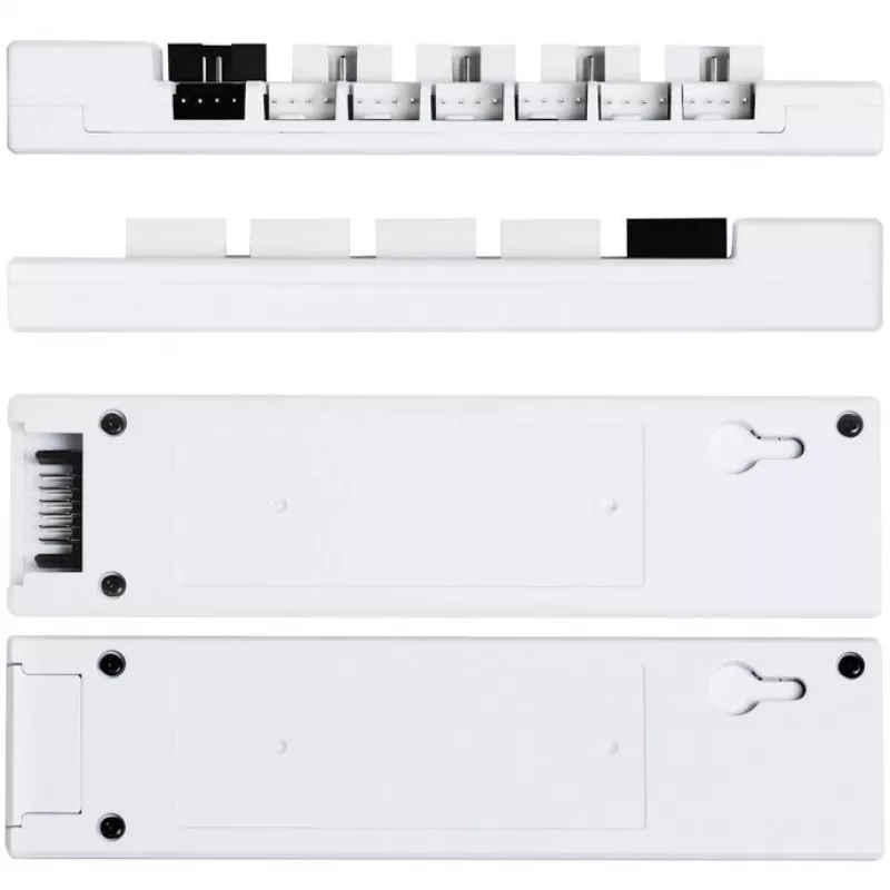 Hub USB i PWM Lian Li EDGE HUB EG-HUB01W — 4× USB, 6× PWM, biały