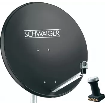 System satelitarny Schwaiger bez odbiornika liczba abonentów: 4 (SPI991.1SET)