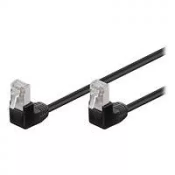 Kabel sieciowy Goobay 96077 Czarny 0,5 m Cat5e F/UTP