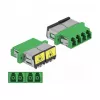 Łącznik światłowodowy DeLOCK 86902 LC Quad żeński na LC Quad żeński jednomodowy zielony