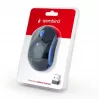 Bezprzewodowa mysz optyczna Gembird MUSW-4B-03-B, RF, symetryczna, 1600 DPI, 4 przyciski, zasilana bateriami, niebiesko-czarna