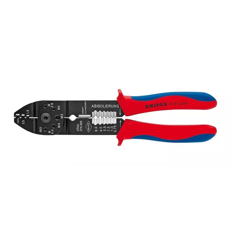 Narzędzie do zaciskania Knipex 97 21 215 B czarny, niebieski, czerwony