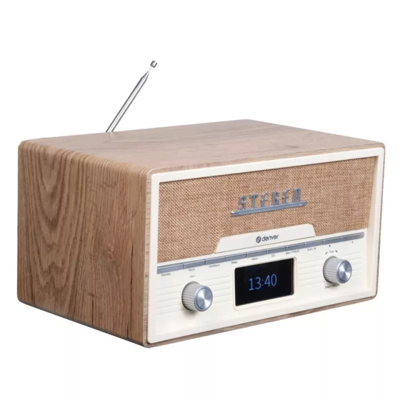 Osobisty odtwarzacz CD Denver MDA-525LW Wood 10W DAB+ FM