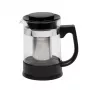 Resto Kitchenware 90512 teapot Pojedynczy czajniczek 950 ml Czarny, Przezroczysty