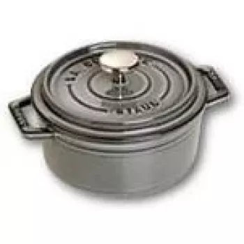Staub 40509-474 okrągła cocotte 12 cm grafitowo-szare żeliwo