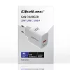 Ładowarka GaN QOLTEC 51823 20W zasilacz USB, wyjście 5V/20V