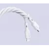 Przewód silikonowy CB-SCL2 biały Lightning-USB C USB Power Delivery USB-PD