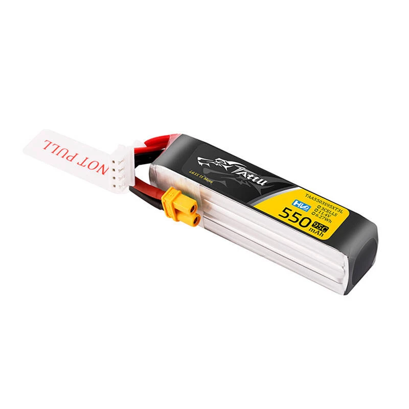 Bateria LiPo HV Tattu 3s 550mAh 95C 11.4V z wtykiem XT30, złącze Long-Pack
