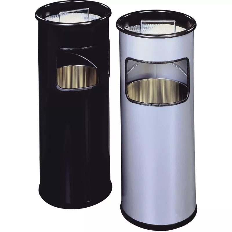 Kosz na śmieci Durable 333023 17 l okrągły metal srebrny
