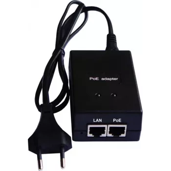 Iniektor PoE extra digital POE-004 1-kanałowy 48V 15W do zasilania pojedynczego urządzenia przez Ethernet