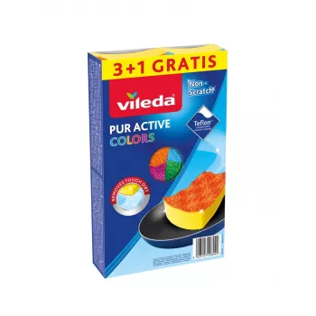 Gąbka Vileda Pur Active Colors 4 szt.