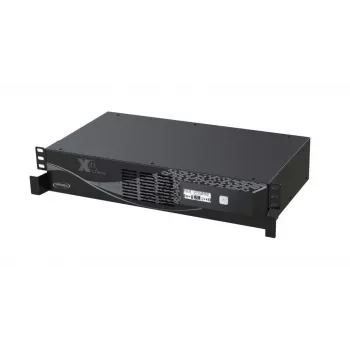 UPS Rack Infosec X4 2000 RM Plus 2 kVA / 1200 W, 10 gniazd typu F, LCD, Line-Interactive