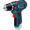Bosch GSR 12V-15 Professional 650 g Czarny, Niebieski, Czerwony, Srebrny