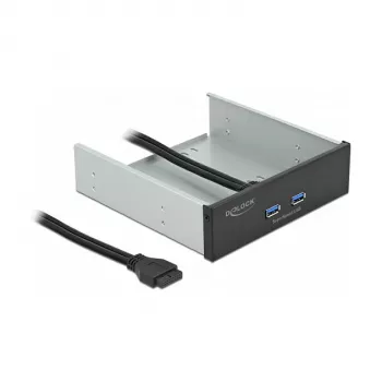 Front Panel DeLOCK 5.25 inch 2 x USB 5 Gbps Type-A ports
