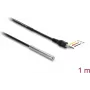 Kabel czujnika/aktuatora DELOCK 91387, długość 1 m, złącze męskie, czarny