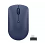 Bezprzewodowa mysz optyczna Lenovo 540 RF, oburęczna, 2400 DPI, odbiornik USB‑C 2,4 GHz, niebieska