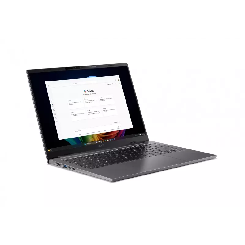 Laptop Acer TravelMate P4 TMX414-51-TCO 14 cali WUXGA IPS, Intel iU5, 32GB RAM, 512GB SSD, Wi‑Fi 7, Windows 11 Pro, 3-letnia gwarancja onsite NBD
