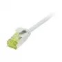 Kabel krosowy RJ45, CAT6A 500 MHz, 7,5 m, szary, U/FTP, smukły okrągły d=3,8 mm, TPE/LSZH (Superflex), AWG32, z kablem surowym kat.7, Synergy 21 (S217308V3)