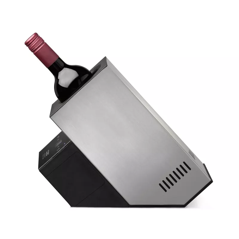 Caso | Chłodziarka do wina | WineCase Deluxe Stal nierdzewna | Pojemność butelek 1 | Czarny/Srebrny