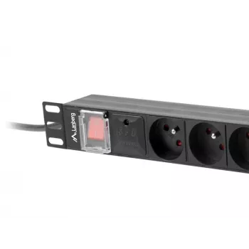 Jednostka dystrybucji zasilania Lanberg PDU-08E-0200-BK