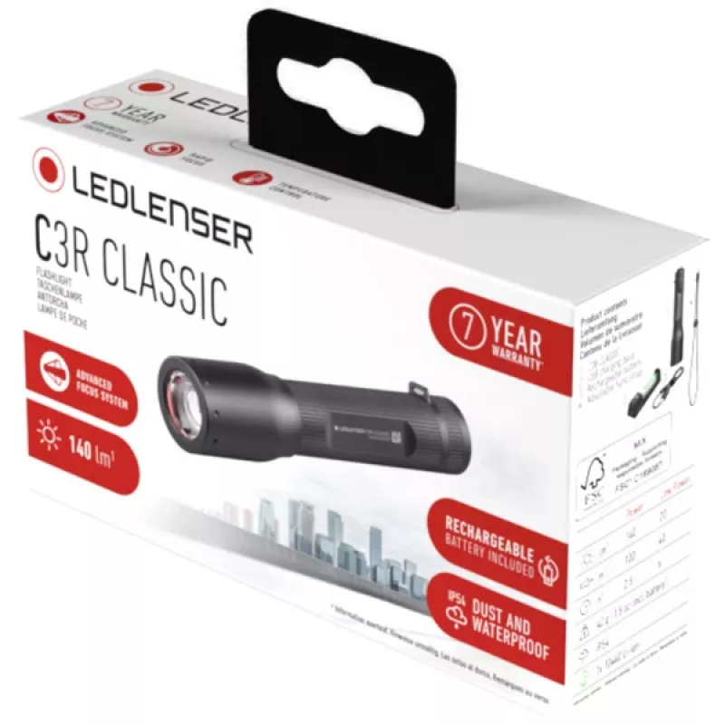 Latarka ręczna Ledlenser 503153, LED 140 lm, obudowa aluminiowa, IP54, 6 h czasu pracy, 42 g, 102 mm
