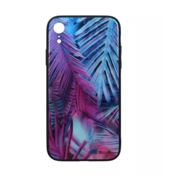 Szkło ochronne Tellur Cover Glass print do iPhone XR z nadrukiem palmy