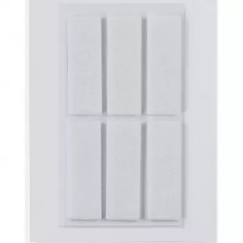 Koperta samoprzylepna HERMA 15186 prostokątna, biała, 15x45 mm, 6 szt.