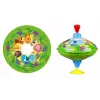 Bączek Lena Humming top Dzikie zwierzęta 16 cm — drewniany kręcący się bączek od Leny, średnica 16 cm
