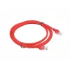 PATCHCORD Kat.6 UTP 2m Czerwony ZDAŁ TEST FLUKE LANBERG PAKIET 10 SZTUK