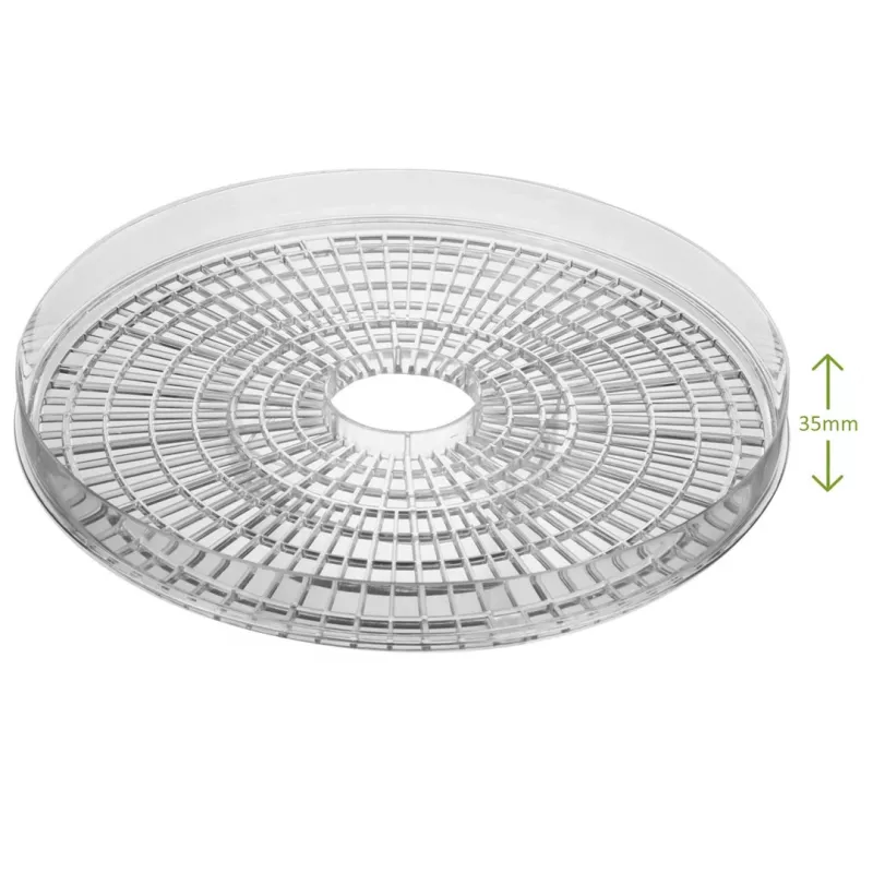 Suszarka do żywności GreenBlue GB190 z 5 tacami, 250 W, regulowana temperatura, średnica tacy 32 cm