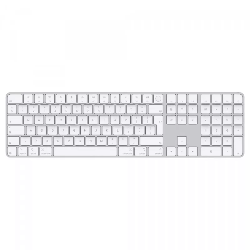 Apple Magic Keyboard Uniwersalny USB + Bluetooth QWERTY Angielski Biały