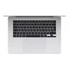 MacBook Air 15, Srebrny, M4 (10-rdzeniowy CPU/10-rdzeniowy GPU), 16 GB, 512 GB, Niemiecki, Zasilacz 35 W z dwoma portami USB-C, MW1H3D/A