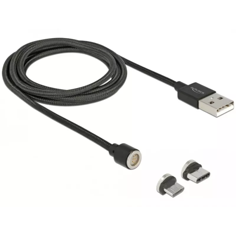 Kabel USB DeLOCK 85723 USB 2.0 1,1 m USB A USB C/Micro-USB B Czarny