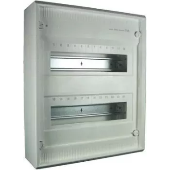 1 Stück - Hager Kleinverteiler, AP Volta IP30,2x12PLE,DIN4387 VA24CN / 248635