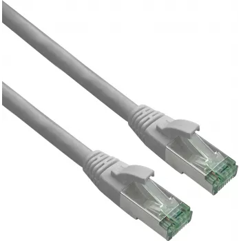 Herweck Helos - Patch-kabel - RJ-45 (M) to RJ-45 (M) - 30,0m - 6 mm - SFTP, PiMF - CAT 7 (kabel) / CAT 6a (Ports) - IEEE 802,3af/IEEE 802,3at/IEEE 802,3bt - bezhalogenowy, Knickschu