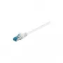 Wentronic Goobay CAT 6a kabel krosowy, S/FTP (PiMF), biały, 50 m - LSZH bezhalogenowy, miedziany (94910)