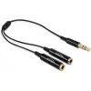 Kabel audio DeLOCK 65356 0,25 m 3,5 mm 2 x 3,5 mm Czarny