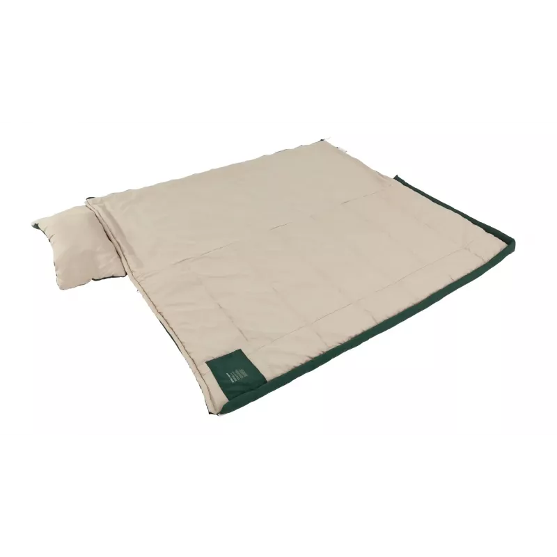 Śpiwór Outwell Contour Prime dla dorosłych prostokątny poliestrowy 850×2200 mm, maks. wzrost użytkownika 190 cm, zielony