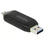 Czytnik kart DeLOCK 91734 USB/Micro-USB Czarny