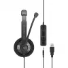 EPOS | SENNHEISER IMPACT SC 75 USB MS Słuchawki przewodowe z pałąkiem, łączność USB Type-A, czarne