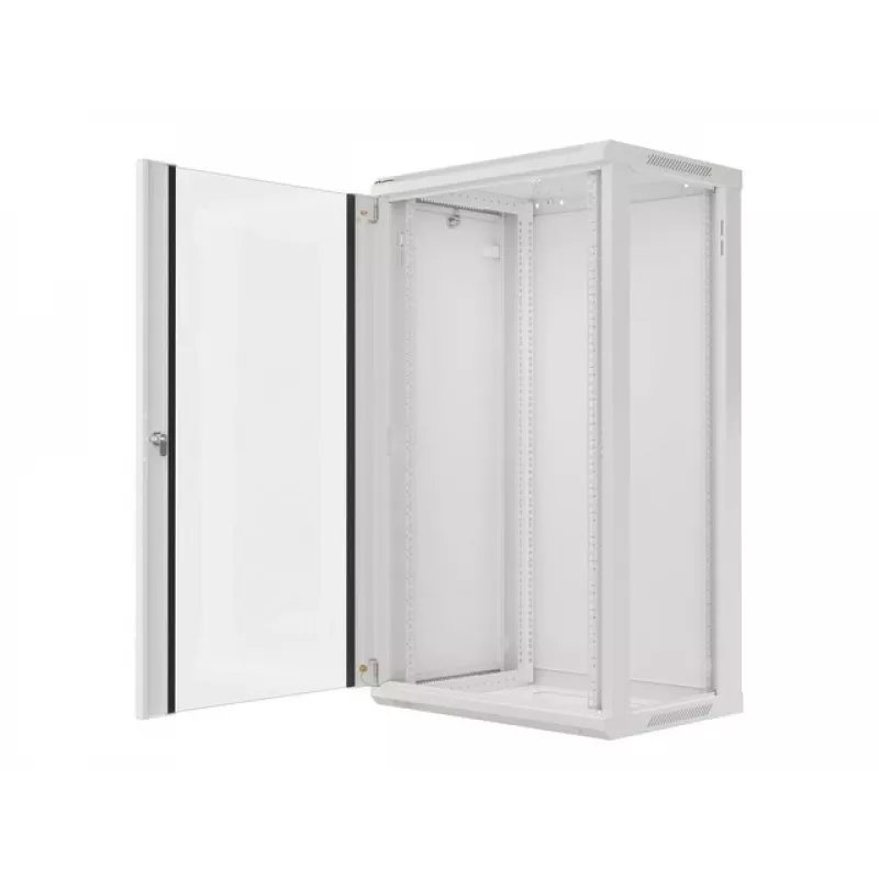 Szafa rack Lanberg WF01-6422-10S 22U do montażu na ścianie szara