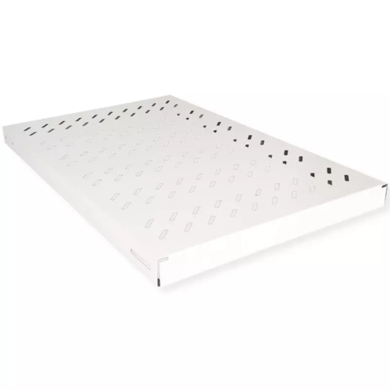 Półka ROLINE 1U 19 cali głębokość 77 mm, obciążenie 5 kg, szara