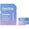 Karta pamięci SanDisk Creator MicroSD 512 GB z szybkością transferu do 190 MB/s