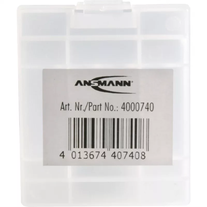 ANSMANN 4000740 bateryjny pojemnik BATTERY BOX 4, na maks. 4 ogniwa AA lub AAA