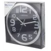 Wall clock Esperanza EHC013K Zurich Czarny Quartz Oval 25 cm, aluminiowa rama, grubość 4 cm
