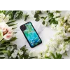 Etui iKins do iPhone 11 Pro Max — wzór lilii wodnych, czarne