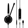 EPOS Sennheiser Headset Impact SC 635 USB-C 3,5mm USBC 3,5mm mono czarny srebrny (1000669)