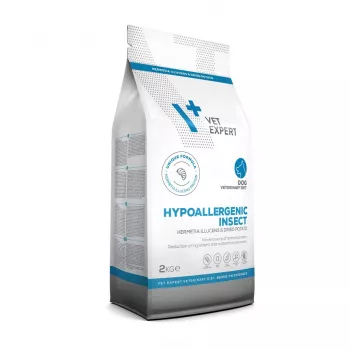 Sucha karma dla psa VETEXPERT Veterinary Diet Hypoallergenic Insect 2 kg — dorosłe psy, bezzbożowa, białko 21%, tłuszcz 16%